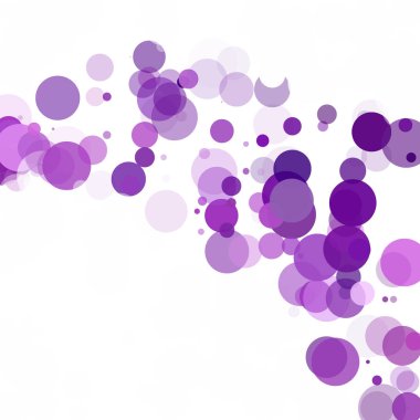 Kabarcıklar benzersiz mor parlak vektör arka plan