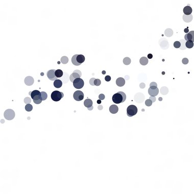 Kabarcıklar daire noktalar benzersiz siyah parlak vektör arka plan