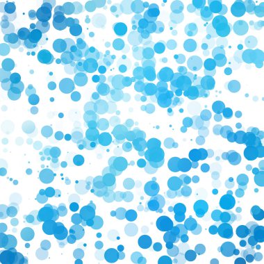 Baloncuklar Çemberi Noktaları Eşsiz Mavi Parlak Vektör Arkaplanı