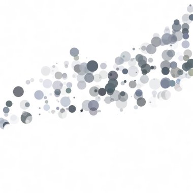 Kabarcıklar daire noktalar benzersiz siyah parlak vektör arka plan