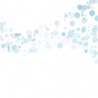 Baloncuklar Çemberi Noktaları Eşsiz Mavi Parlak Vektör Arkaplanı