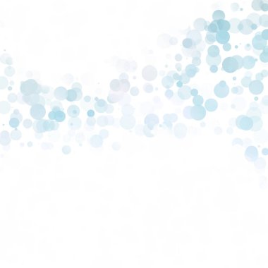 Baloncuklar Çemberi Noktaları Eşsiz Mavi Parlak Vektör Arkaplanı