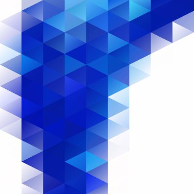 Mavi Izgara Mozaik Arkaplan, Yaratıcı Tasarım Şablonları