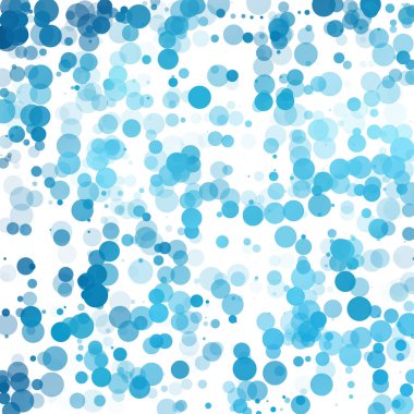 Baloncuklar Çemberi Noktaları Eşsiz Mavi Parlak Vektör Arkaplanı