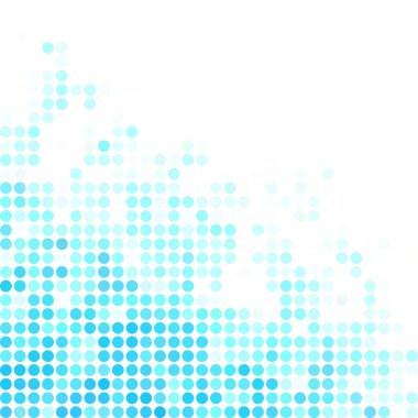 Mavi rastgele noktalar arka plan, yaratıcı tasarım şablonları