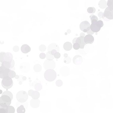 Kabarcıklar daire noktalar benzersiz gri beyaz parlak vektör arka plan
