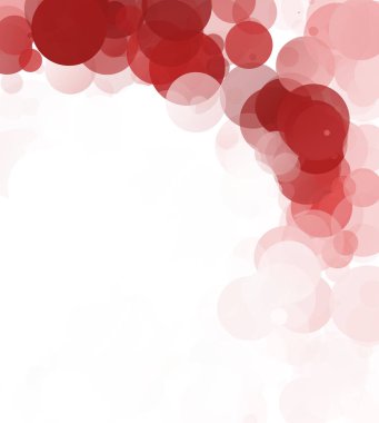 Kabarcıklar benzersiz kırmızı parlak vektör arka plan