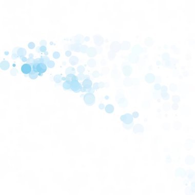 Baloncuklar Çemberi Noktaları Eşsiz Mavi Parlak Vektör Arkaplanı