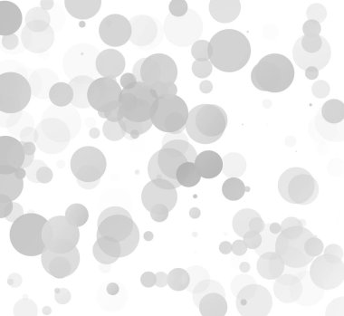 Kabarcıklar benzersiz gri beyaz parlak vektör arka plan