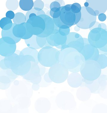 Kabarcıklar benzersiz mavi parlak vektör arka plan