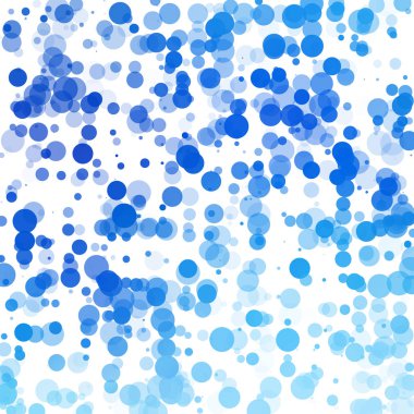 Baloncuklar Çemberi Noktaları Eşsiz Mavi Parlak Vektör Arkaplanı