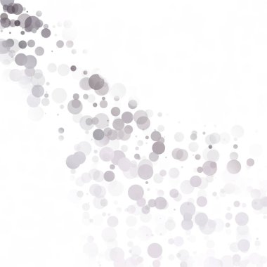 Kabarcıklar daire noktalar benzersiz gri beyaz parlak vektör arka plan