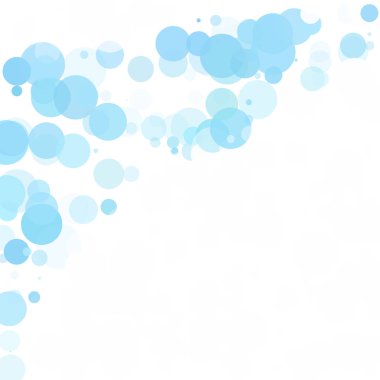 Kabarcıklar benzersiz mavi parlak vektör arka plan