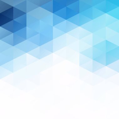 Mavi Izgara Mozaik Arkaplan, Yaratıcı Tasarım Şablonları