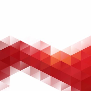 Kırmızı kılavuz Mozaik arka plan, yaratıcı tasarım şablonları