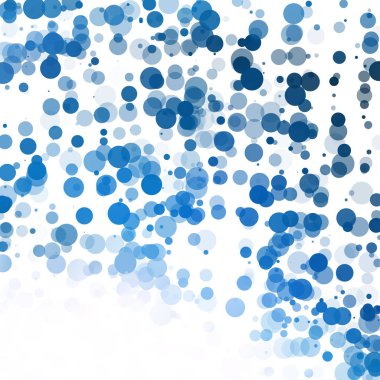 Kabarcıklar benzersiz mavi parlak vektör arka plan