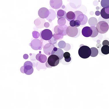 Kabarcıklar benzersiz mor parlak vektör arka plan