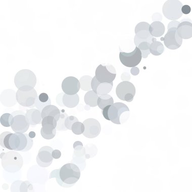 Kabarcıklar benzersiz gri beyaz parlak vektör arka plan