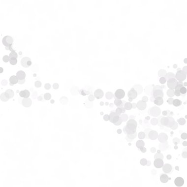 Kabarcıklar daire noktalar benzersiz gri beyaz parlak vektör arka plan