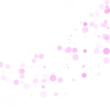 Kabarcıklar daire noktalar benzersiz pembe parlak vektör arka plan