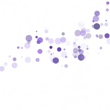 Kabarcıklar daire noktalar benzersiz mor parlak vektör arka plan