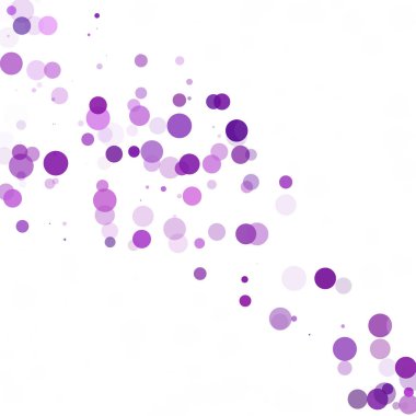 Kabarcıklar daire noktalar benzersiz mor parlak vektör arka plan