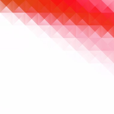 Kırmızı kılavuz Mozaik arka plan, yaratıcı tasarım şablonları