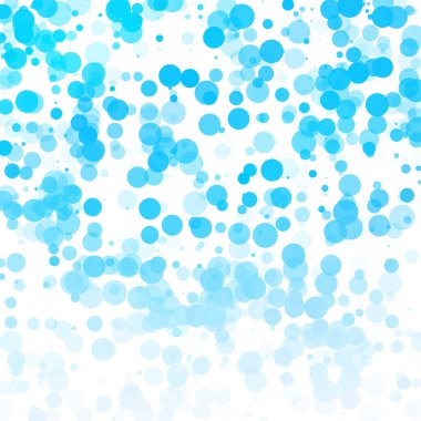 Kabarcıklar benzersiz mavi parlak vektör arka plan