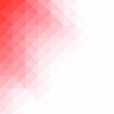 Kırmızı kılavuz Mozaik arka plan, yaratıcı tasarım şablonları