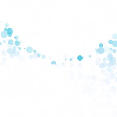 Baloncuklar Çemberi Noktaları Eşsiz Mavi Parlak Vektör Arkaplanı