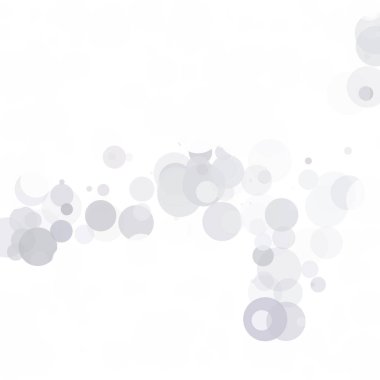 Kabarcıklar daire noktalar benzersiz gri beyaz parlak vektör arka plan