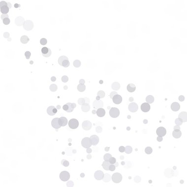 Kabarcıklar daire noktalar benzersiz gri beyaz parlak vektör arka plan