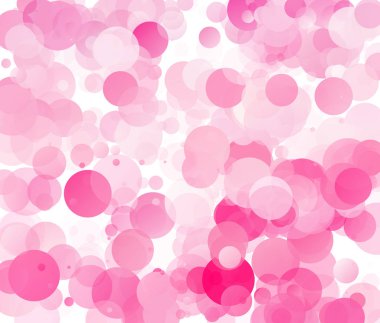 Kabarcıklar benzersiz pembe parlak vektör arka plan