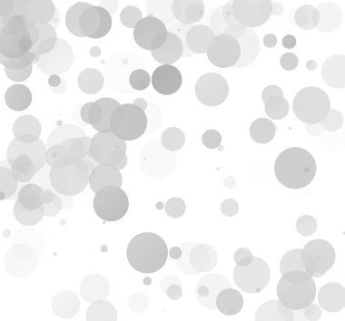 Kabarcıklar benzersiz gri beyaz parlak vektör arka plan