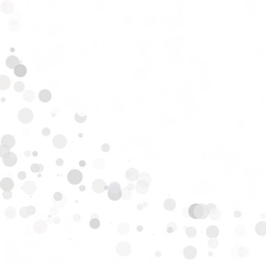 Kabarcıklar daire noktalar benzersiz gri beyaz parlak vektör arka plan