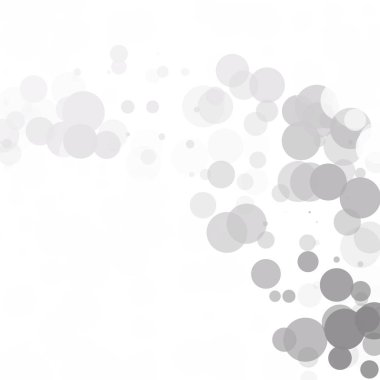 Kabarcıklar benzersiz gri beyaz parlak vektör arka plan