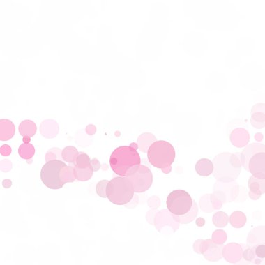 Kabarcıklar benzersiz pembe parlak vektör arka plan