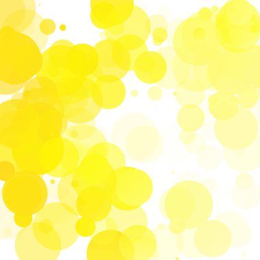 Kabarcıklar benzersiz sarı parlak vektör arka plan