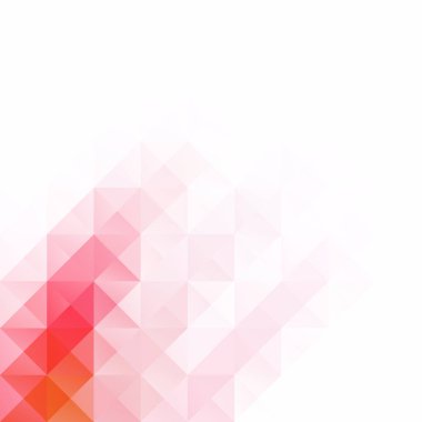 Kırmızı kılavuz Mozaik arka plan, yaratıcı tasarım şablonları