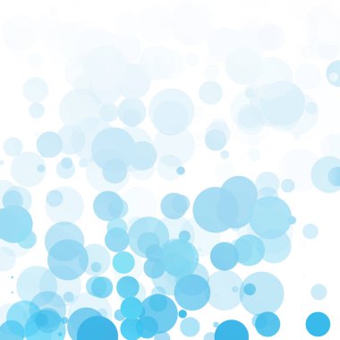 Kabarcıklar benzersiz mavi parlak vektör arka plan