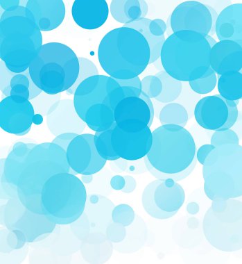 Kabarcıklar benzersiz mavi parlak vektör arka plan