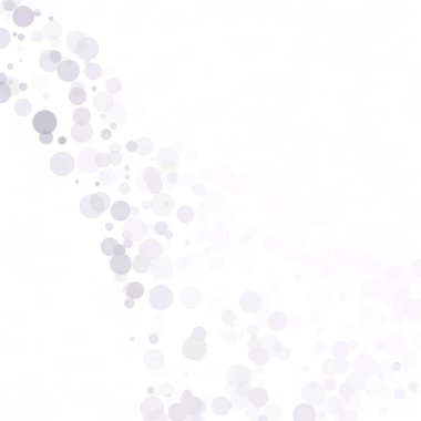 Kabarcıklar daire noktalar benzersiz gri beyaz parlak vektör arka plan