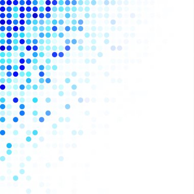 Mavi rastgele noktalar arka plan, yaratıcı tasarım şablonları