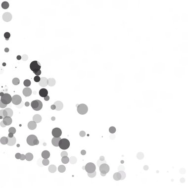 Kabarcıklar daire noktalar benzersiz siyah parlak vektör arka plan