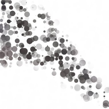 Kabarcıklar daire noktalar benzersiz siyah parlak vektör arka plan