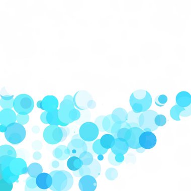 Kabarcıklar benzersiz mavi parlak vektör arka plan