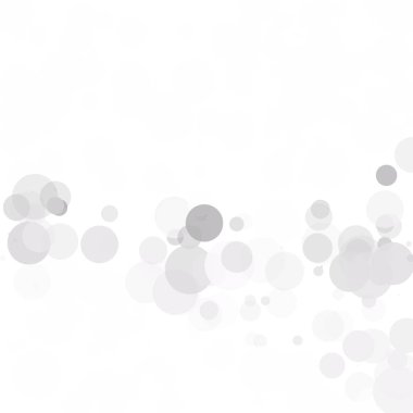 Kabarcıklar daire noktalar benzersiz gri beyaz parlak vektör arka plan