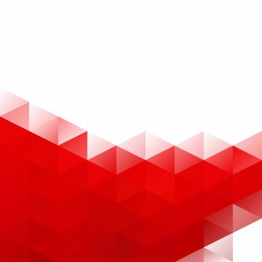 Kırmızı kılavuz Mozaik arka plan, yaratıcı tasarım şablonları