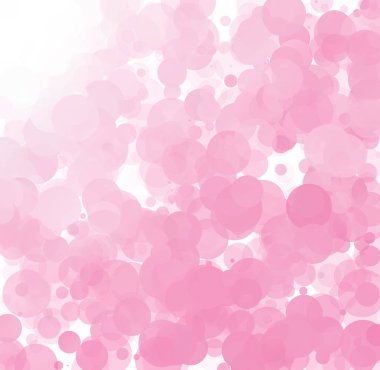 Kabarcıklar benzersiz pembe parlak vektör arka plan