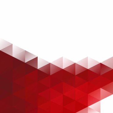 Kırmızı kılavuz Mozaik arka plan, yaratıcı tasarım şablonları